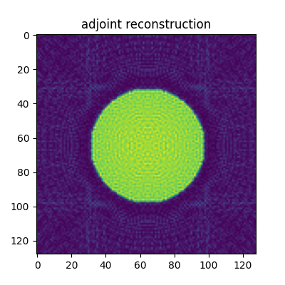 adjoint reconstruction